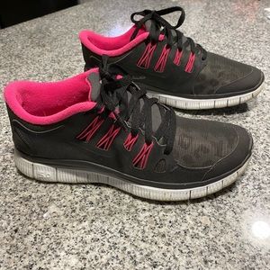 Nike leopard print running shoes